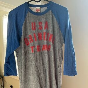 Homage USA Drinking Team, 3/4 Sleeve T-Shirt